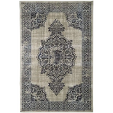 Saville Grey/Blue Vintage Rug - 80X150 cm - Rugs