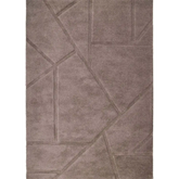 Scandinavian Deep Pile Rug – Cream and Brown - 120X170 cm / Brown - Rugs