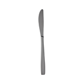 A sleek selena table knife with a polished stainless steel blade and handle perfect for modern table settings