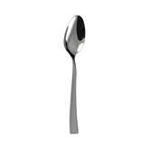 A sleek polished stainless steel selena table spoon with modern minimalist design from svanera