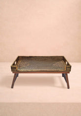 Rattan Breakfast Tray - Brown