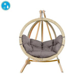 Globo Single Hanging Egg Chair Set