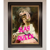 Slay Queen Framed Poster - B0 (100 x 141 cm) / Black Gold - Framed Print