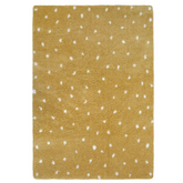 Snug Spotty Shaggy Rug | R467A - 80X150 cm / Ochre - Rugs