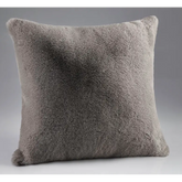 Soft Grey Faux Fur Cushion - Cushion