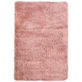 Soft Washable Pink Shaggy Rug | SA-07 - 100X150 cm - Rugs