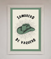 Sombrero De Vaquero Framed Wall Art