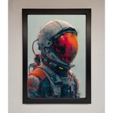 Space Man Framed Wall Art - A3 (29.7 x 42 cm) / Black - Framed Print