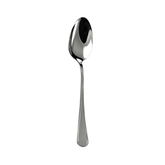 A sleek polished stainless steel stefania tea spoon with a smooth reflective bowl and slender handle for tea use