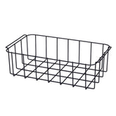 Black wire mesh storage basket with curved sides for organizing inside the subcold mobi70 cool box