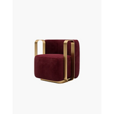 Thaddea Vintage Armchair Red