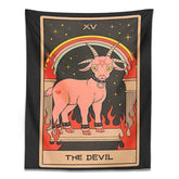 The Devil Tarot Tapestry