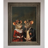 The Victorian Mice Framed Poster - A3 (29.7 x 42 cm) / Ornate Silver - Framed Print