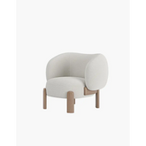 Thelonious Boucle Armchair White Armchair