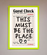 This Must Be The Place Beige Framed Wall Art