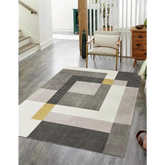 Tokyo Geo Blocks Ochre/Grey Rug - 120X160 cm - Rugs