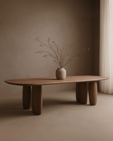 Underline 280 Dining Table - Light Walnut