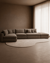Blanco 5 Piece Modular Sofa - Charcoal