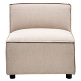 Toulouse Natural Fabric Armless Modular Sofa