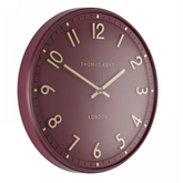 Tresco Round Wall Clock - berry - clock
