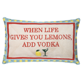 When Life Gives You Lemons Needlepoint Cushion