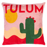 Tulum Needlepoint Cushion