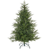 HOMCOM 5 Foot Artificial Christmas Tree with Realistic Hinged Branches