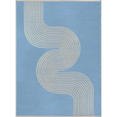 Urban Outdoor Rug Blue & Beige | 1010 - 90X150 cm - Rugs