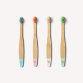 Baby Bamboo Toothbrush - 4 Pack - Extra Soft Bristles