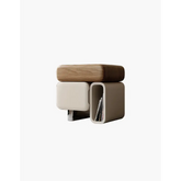 Violeta Modern Bedside Table Solid Wood