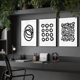 Wall Decoration For Home Office | Set of 3 wall art prints - Wall art Prints