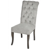 Warwick Roll Top Dining Chair with Ring Pull - Dining Chair