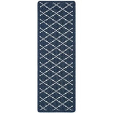 Washable Mat and Runners Diamond - 67X200 cm / Blue - Rugs