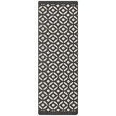 Washable Mat and Runners Geometric Design - 67X200 cm / Dark Grey - Rugs