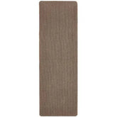 Washable Mat and Runners Plain Design - 67X200 cm / Brown - Rugs