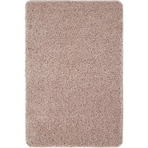 Washable Nude Pink Shaggy Rug - 60X100 cm - Rugs