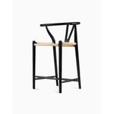 Wishbone Bar Stool Black Ash| DC Concept