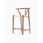 Wishbone Bar Stool Walnut| DC Concept
