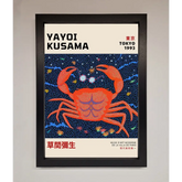 Yayoi Kusama Tokyo 1993 Framed Print - A3 (29.7 x 42 cm) / Black - Framed Print