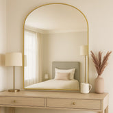 Yoko - Gold Metal Gentle Arch Mirror - 120cm x 95cm