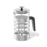 Zack Segos Premium Brushed Steel French Press Coffee Maker - 1L Capacity