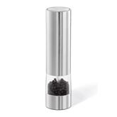Zack Monino Premium Brushed Stainless Steel Electric Pepper Grinder - Award-Winning German Design