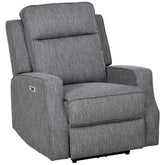 HOMCOM 150\'c2\'b0 Electric Reclining Chair, with USB port and Footrest - Charcoal Grey