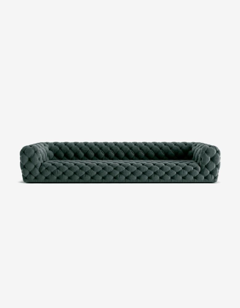 Gunter Three Seater Sofa, Velvet