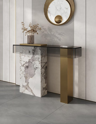 Henson Console Table, Marble
