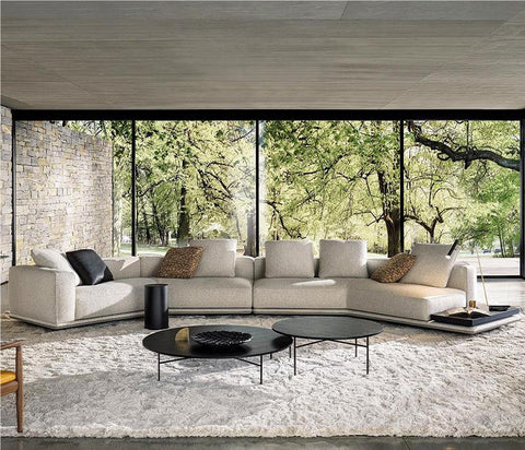 Godwin Three Seater Sofa, Four Seater Sofa, Linen