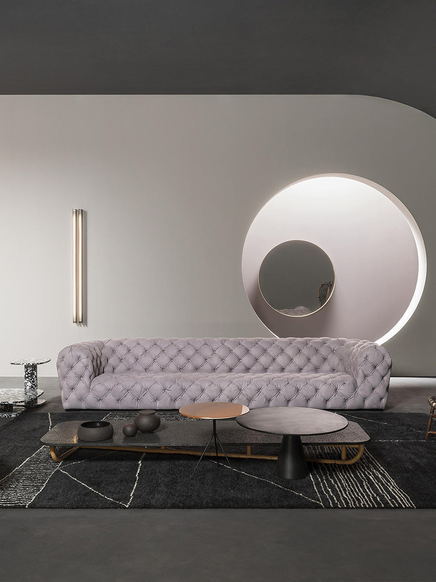 Gunter Three Seater Sofa, Velvet