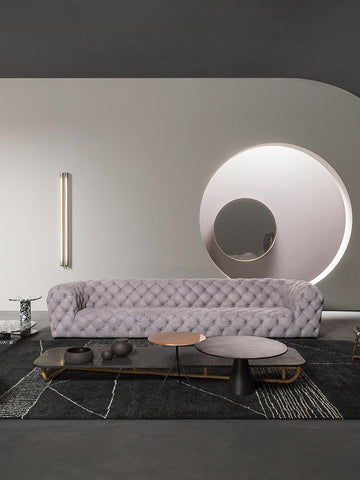 Gunter Three Seater Sofa, Velvet