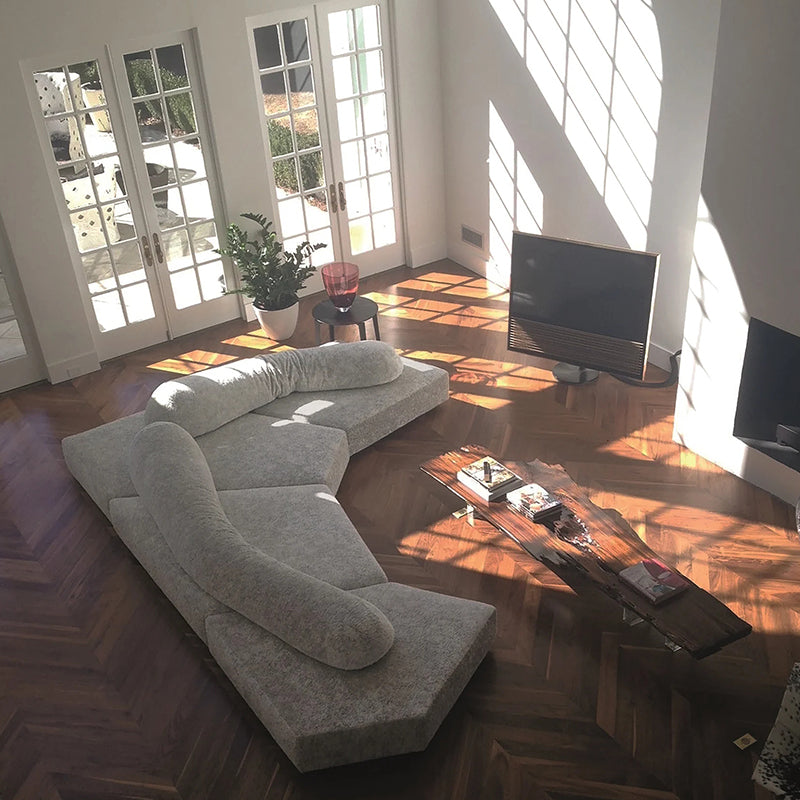 Gore Four Seater Sofa, Velvet