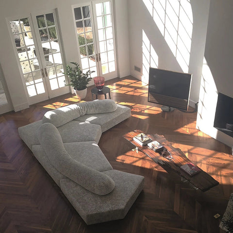 Gore Four Seater Sofa, Velvet